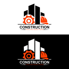 Construction service and architecture Logo design
