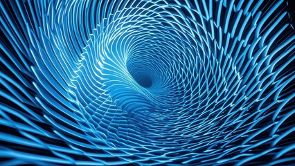 Obraz premium Blue spiral line image
