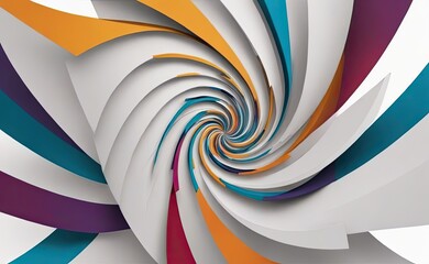 Obraz premium A mesmerizing abstract artwork depicting a swirling, organic form with a fiery core, emitting light and energy against a dark, cosmic backdrop.