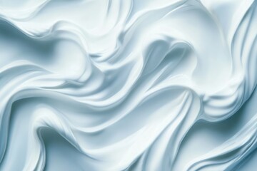 Fototapeta premium Elegant Smooth White Abstract Waves Texture