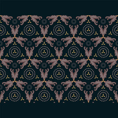 Elegant Batik Pattern Without Stitch