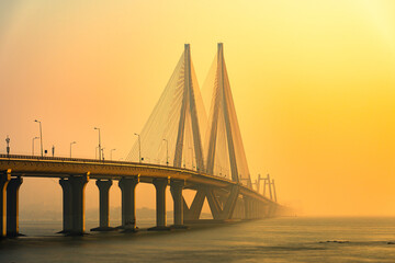 bridge at sunset