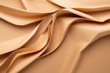 Fototapeta premium Handcrafted paper texture in a muted mocha mousse shade, exuding a rustic yet clean design aesthetic