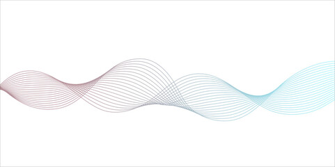 abstract wave element for design pink and white. Design template for cover, business. Abstract dynamic color lines, waves. Vector geometric backgrounds.	
