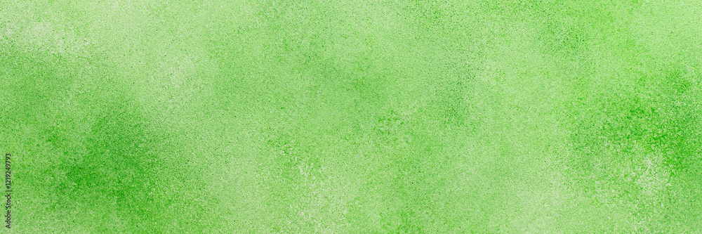 Poster Soft green textured abstract background, top view with ample copy space for design, top view, copy space, banner