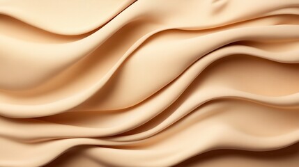 Fototapeta premium Smooth fabric texture background in a soft mocha mousse color tone, minimalistic and elegant for modern designs