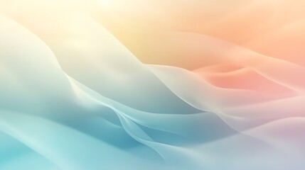 Obraz premium Abstract Pastel Wave Background Design