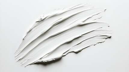 Obraz premium Abstract white paint strokes on a light background. Perfect for texture or design projects.