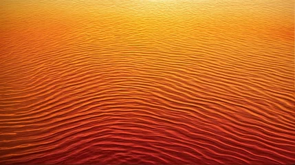Foto op Canvas Sunset Gradient with Water Ripple Texture and Vintage Finish © Marco