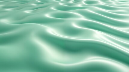 Obraz premium Mint with Water Ripple Texture and Matte Finish