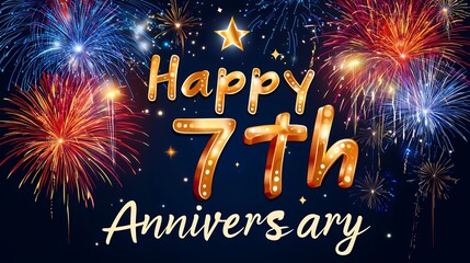 Happy 7th Anniversary! Celebrate with Fireworks!