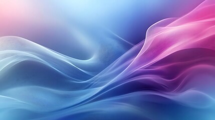 Fototapeta premium Abstract Blue and Purple Flowing Wave Design