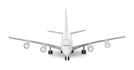 One model of plane isolated on white
