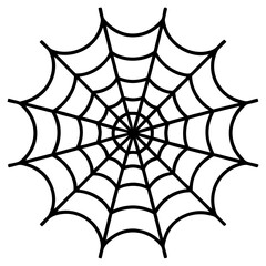 Fototapeta premium Symmetrical Spider Web Line Art Creations