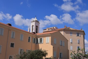 Blick in die Altstadt von Ajaccio auf der Französichen Mittelmeerinsel Korsika