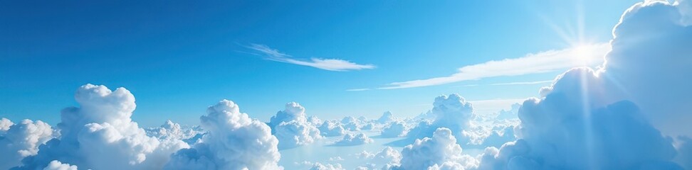 High-altitude cirrus clouds streak a deep blue sky , cirrus,  streaks