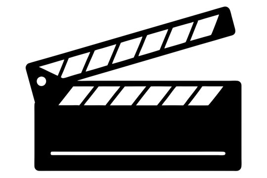 recommend clip art: Movie clapperboard silhouette, Clapperboard glyph icon, Movie clapper board,