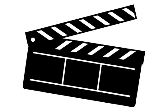 recommend clip art: Movie clapperboard silhouette, Clapperboard glyph icon, Movie clapper board,