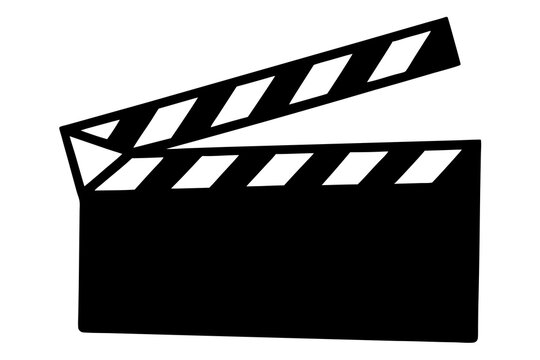 recommend clip art: Movie clapperboard silhouette, Clapperboard glyph icon, Movie clapper board,
