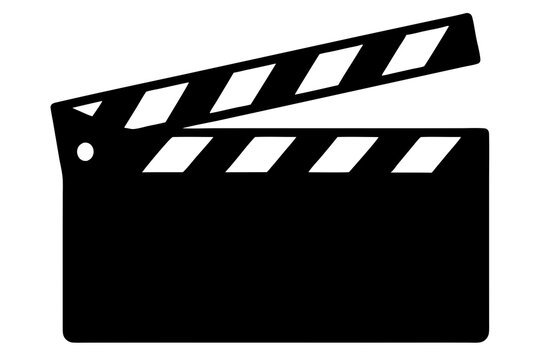 recommend clip art: Movie clapperboard silhouette, Clapperboard glyph icon, Movie clapper board,