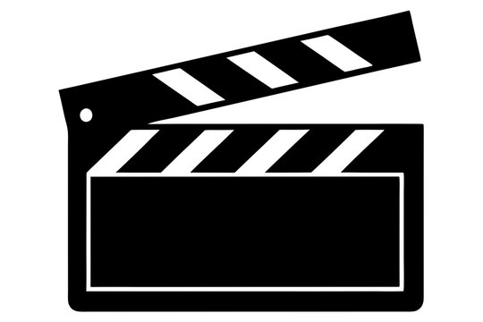 recommend clip art: Movie clapperboard silhouette, Clapperboard glyph icon, Movie clapper board,