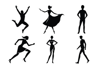 Silhouettes of Modern Fashion.