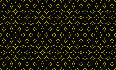 abstract trendy modern yellow outline sparkle pattern on dark perfect for background.