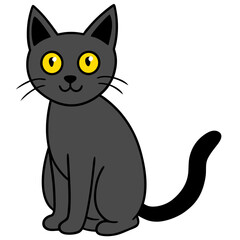black and white cats