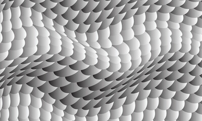 abstract trendy modern gradient fish scale wave pattern perfect for background.