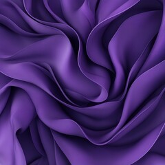 Obraz premium Beautiful flowing purple fabric, showcasing texture and elegance in vibrant color tones.
