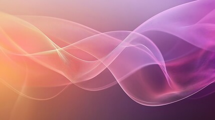 Naklejka premium Abstract Pink and Orange Wave Design