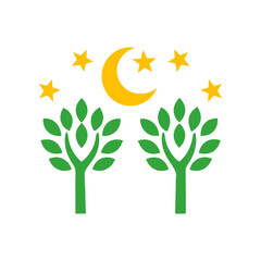 hands holding a tree