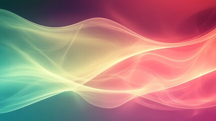 Fototapeta premium Abstract Colorful Waves Flowing Seamlessly
