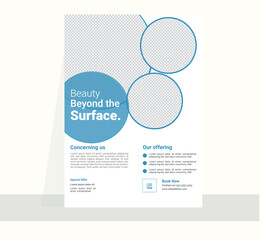 Modern Clean and creative Medical and Business flyer design 