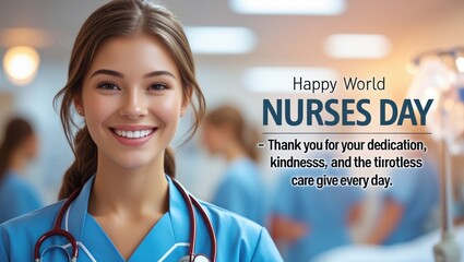Happy World Nurses Day! Celebrating dedication, kindness, and tireless care. Thank you for all you do!