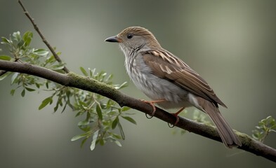 robin on a branch