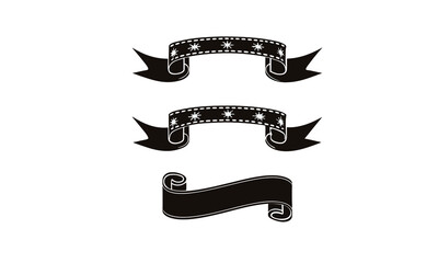 Set of Ribbons, Banners, badges, Labels