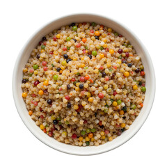 Colorful Couscous Salad Bowl Delicious Healthy Food Recipe dish meal diet side vegan tasty lunch    