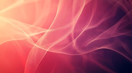 Obraz premium Abstract Red and Pink Wavelike Fabric Design