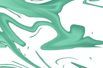 abstract  green liquid background
