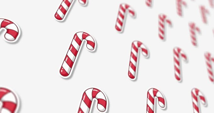 Candy cane pattern with movement