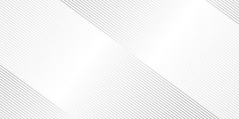 Fototapeta premium Vector gradient gray line abstract pattern Transparent monochrome striped texture, minimal background. Abstract background wave line elegant white striped diagonal line technology concept web texture.