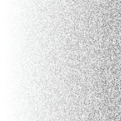 Dotted gradient, smooth dots spraying and halftones dot background seamless horizontal geometric pattern vector template.