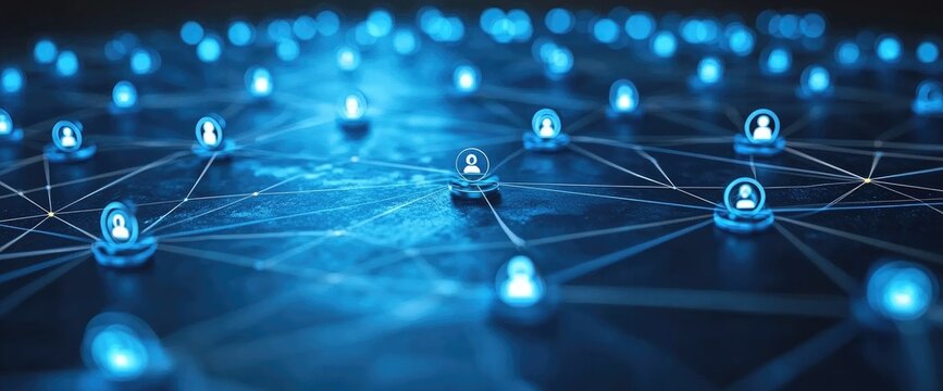 Global Network Connects Users Digitally