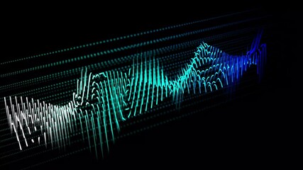 Visual representation of a wave on an oscilloscope screen, waveform, electronic, technology, monitor, screen, display