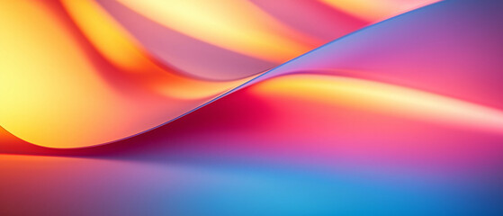 Obraz premium Vibrant Abstract Gradient Design with Flowing Lines and Bright Colors for Modern Backgrounds and Creative Projects 