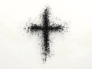 Ash Wednesday Cross Image Spiritual Lent Symbol