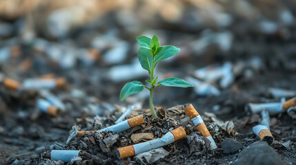 The health risks of smoking a study on habitual behavior environmental impact and nature's resilience