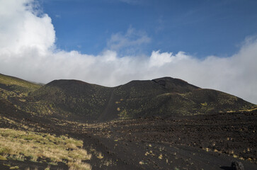A distinctive and phenomenal landscape on Mount Etna in Sicily