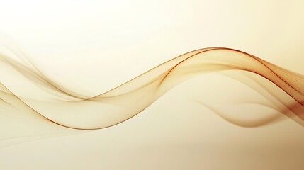 Abstract Beige and Brown Wave Design